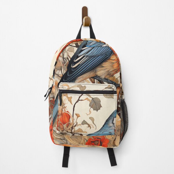 Item preview, William Morris inspired bird designed and sold by cipoprimo.