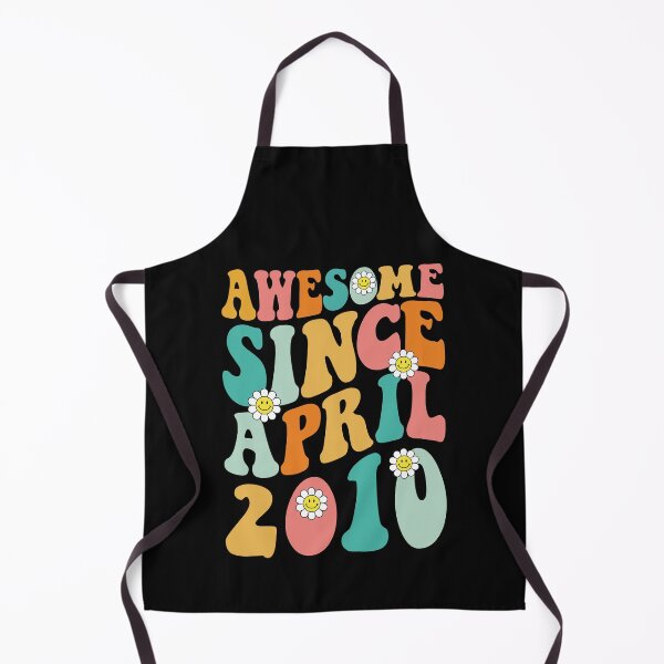 Item preview, Awesome Since April 2010 | Made In 2010 | Retro Groovy Birthday designed and sold by Christina-grich.