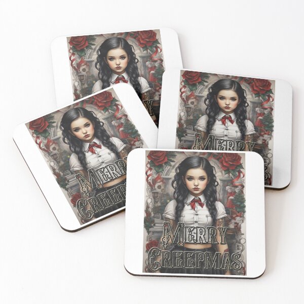 Item preview, Merry Creepmas; Gothic Schoolgirl;  designed and sold by StickerApe.