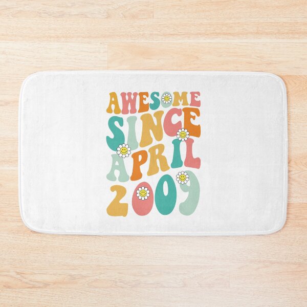 Item preview, Awesome Since April 2009 | Made In 2009 | Retro Groovy Birthday designed and sold by Christina-grich.