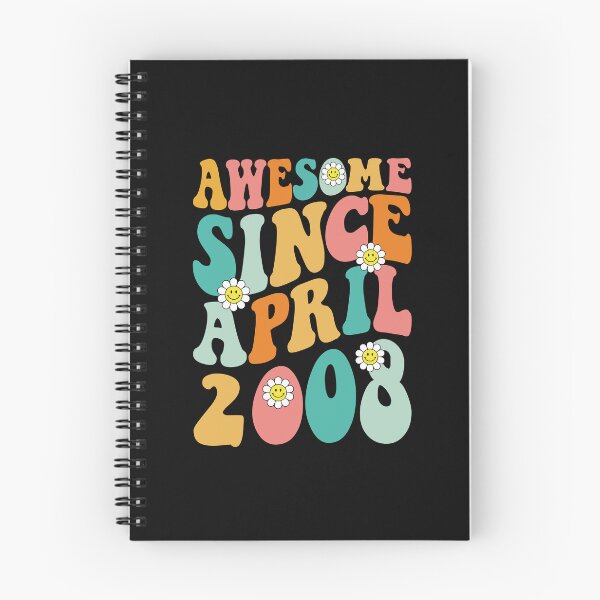 Item preview, Awesome Since April 2008 | Made In 2008 | Retro Groovy Birthday designed and sold by Christina-grich.