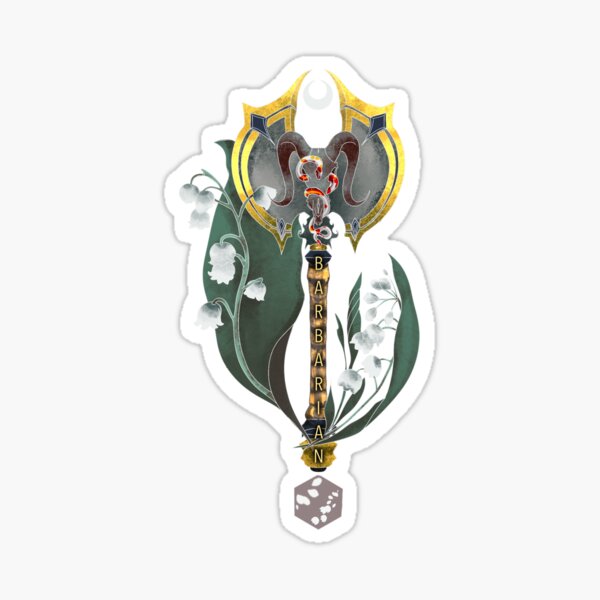 Barbarian Sticker