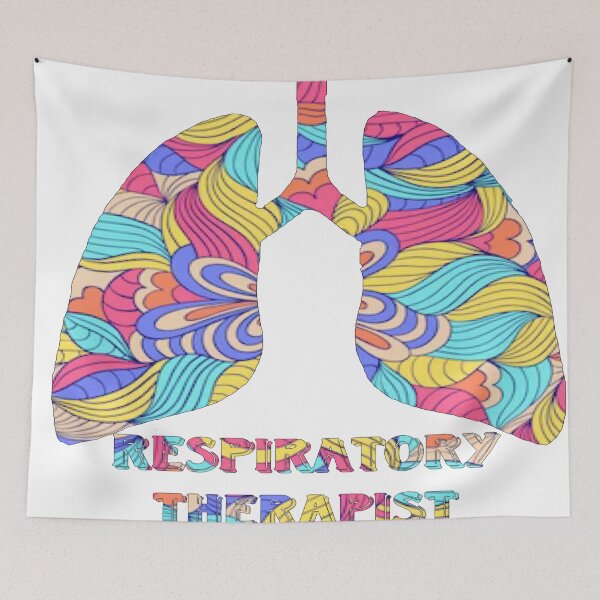Item preview, Wavy Colorful Respiratory Therapist designed and sold by natnat7w.