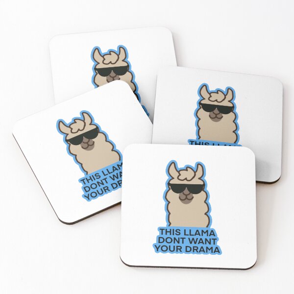 Item preview, This Llama Don't Want Your Drama - Llama designed and sold by delmarvastickers.