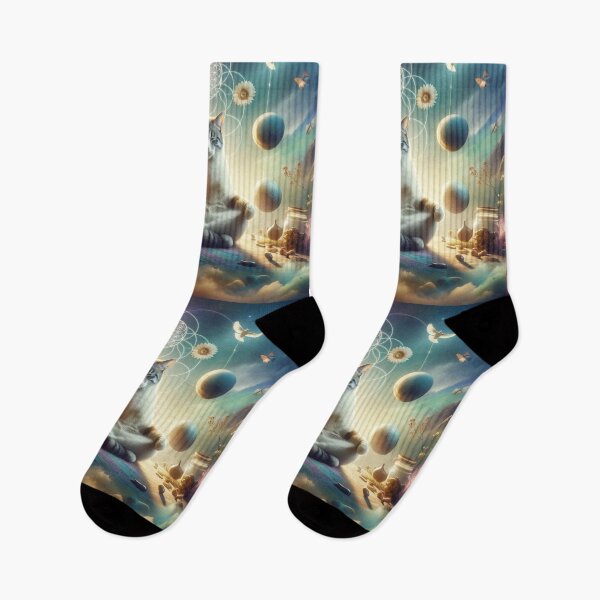 Item preview, Transcendental Cat in Mindfulness Meditation in space designed and sold by Carthage-Kitten.