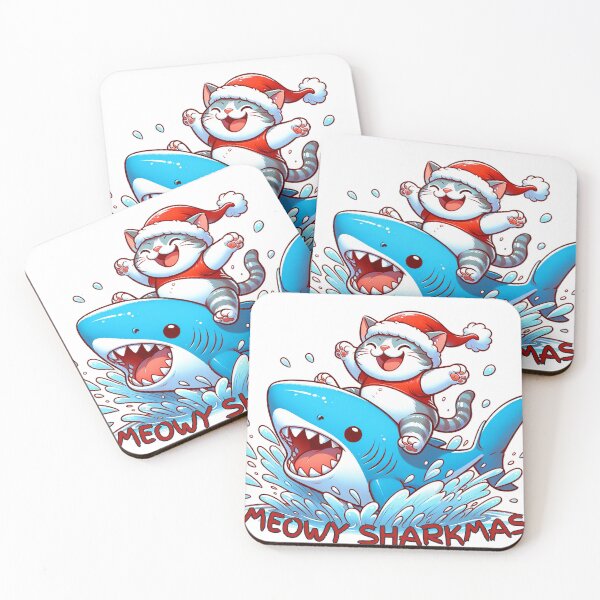 Item preview, Meowy Sharkmas -  designed and sold by Sonic-Store.