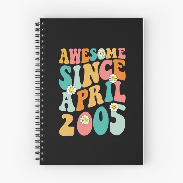 Item preview, Awesome Since April 2005 | Made In 2005 | Retro Groovy Birthday designed and sold by Christina-grich.