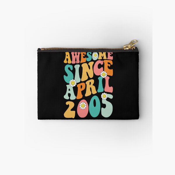 Item preview, Awesome Since April 2005 | Made In 2005 | Retro Groovy Birthday designed and sold by Christina-grich.