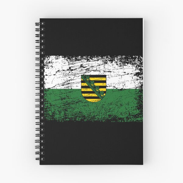 Item preview, Saxony flag used look designed and sold by GeogDesigns.
