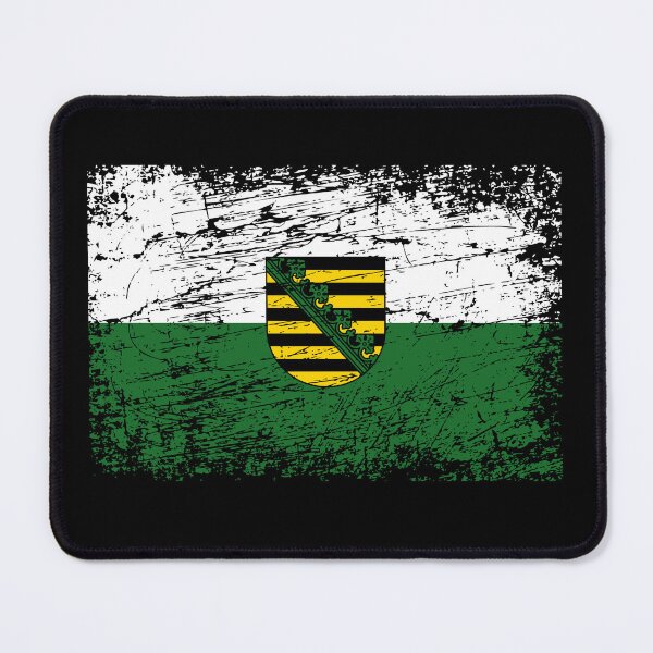 Item preview, Saxony flag used look designed and sold by GeogDesigns.