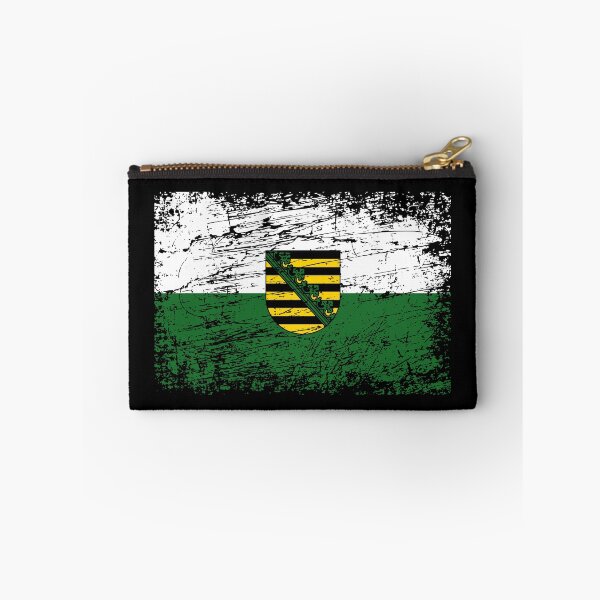 Item preview, Saxony flag used look designed and sold by GeogDesigns.