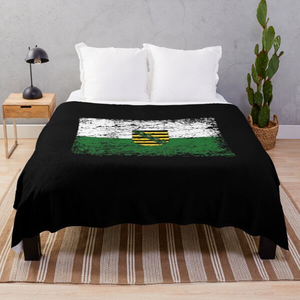 Item preview, Saxony flag used look designed and sold by GeogDesigns.