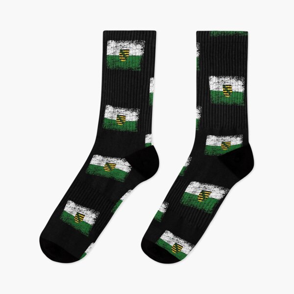 Item preview, Saxony flag used look designed and sold by GeogDesigns.