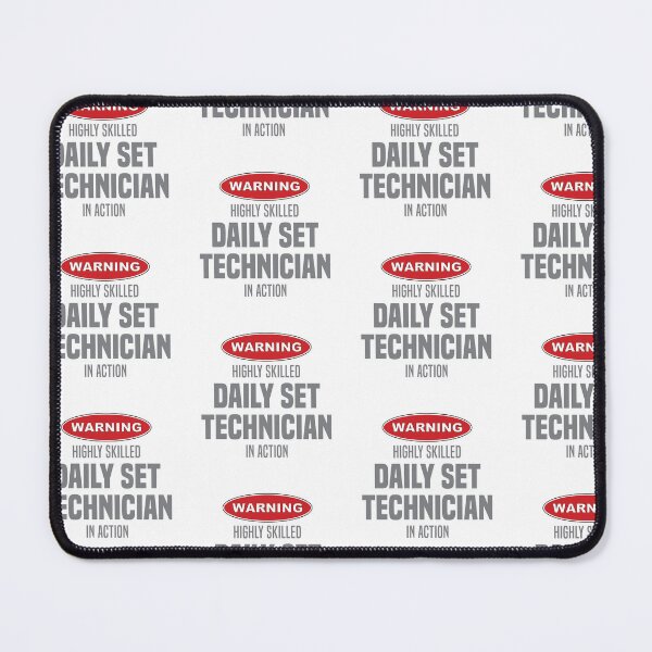 Item preview, Highly Skilled Daily Set Technician in Action designed and sold by NermilioDesigns.