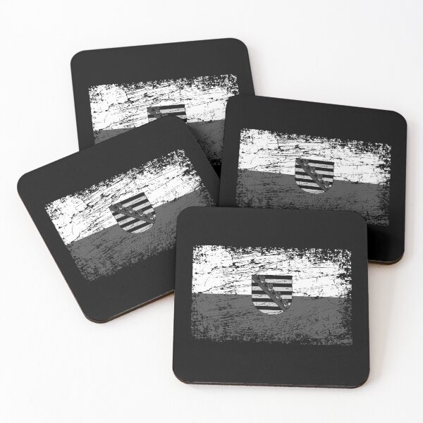 Item preview, Saxony flag used look designed and sold by GeogDesigns.