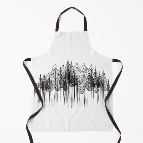 Item preview, Minimalist black line abstract forest designed and sold by OutdoorMemories.