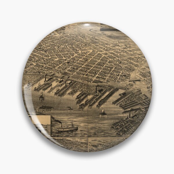 Item preview, Muskegon, Michigan (1889) designed and sold by allhistory.