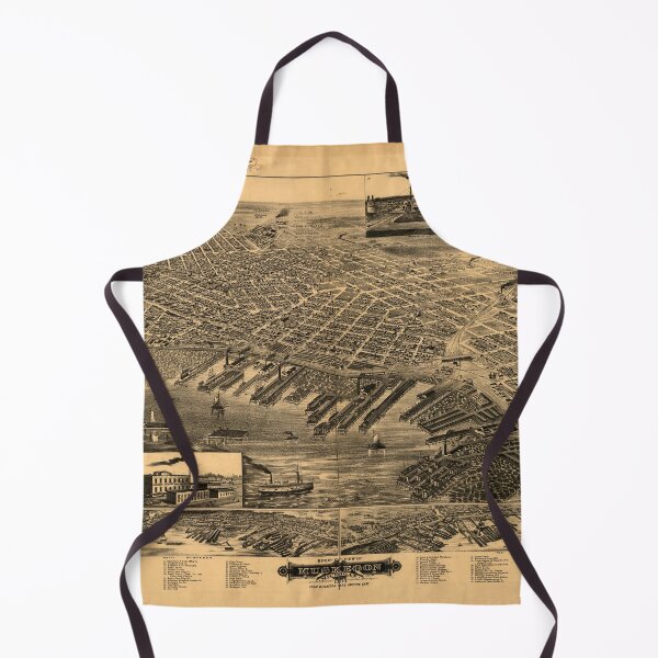 Item preview, Muskegon, Michigan (1889) designed and sold by allhistory.
