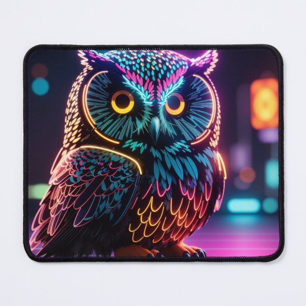 Item preview, 002 Cyberpunk Owl designed and sold by Alexis Art Collection.