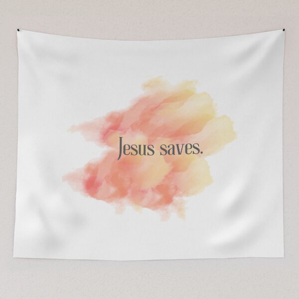 Item preview, Jesus Saves designed and sold by MossHollow.
