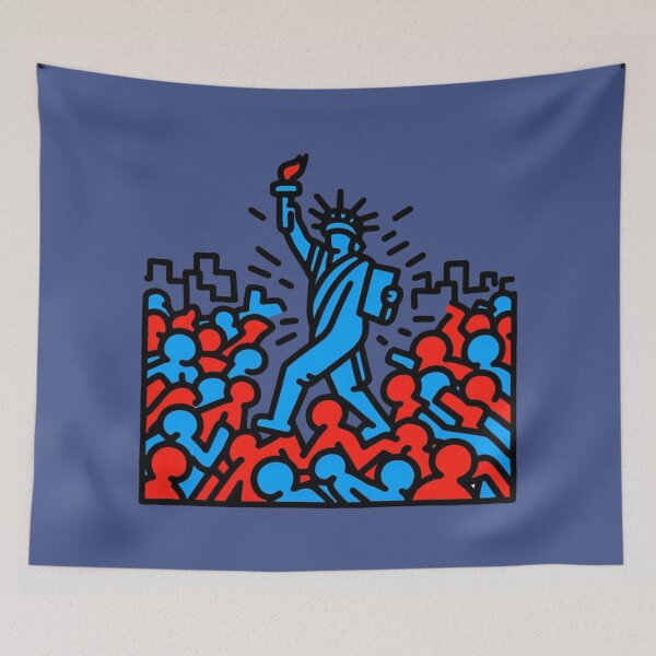 Item preview, Liberty Leading the People in the City designed and sold by sharon1210.