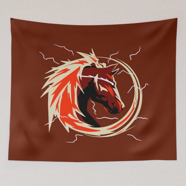 Item preview, Charging Thunder (Red) designed and sold by Charcoalart.