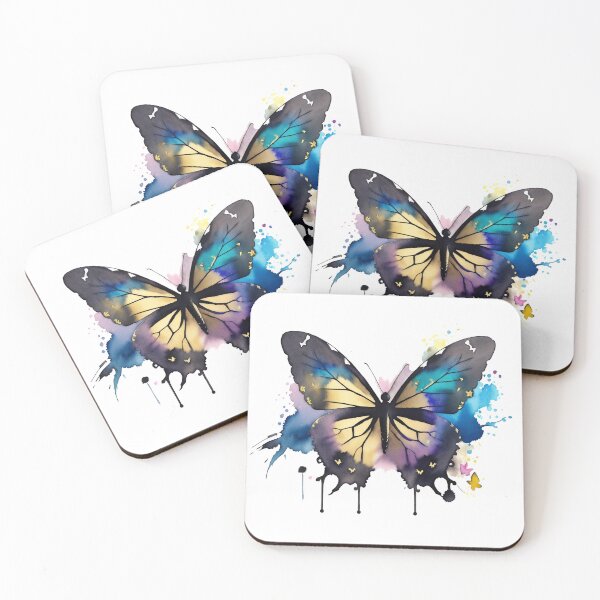 Item preview, Butterfly. Watercolor, splashes. Stylish illustration. designed and sold by Harmonysens.