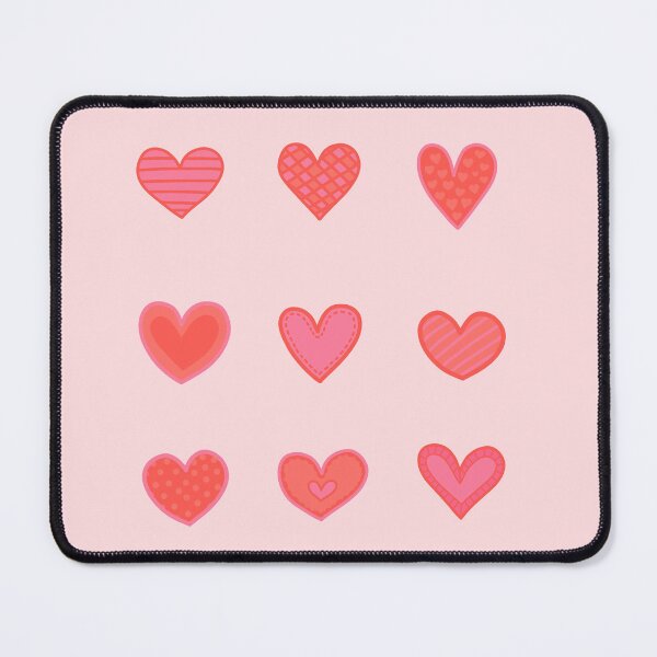 Item preview, Red and pink heart doodles set designed and sold by wonderxwander.