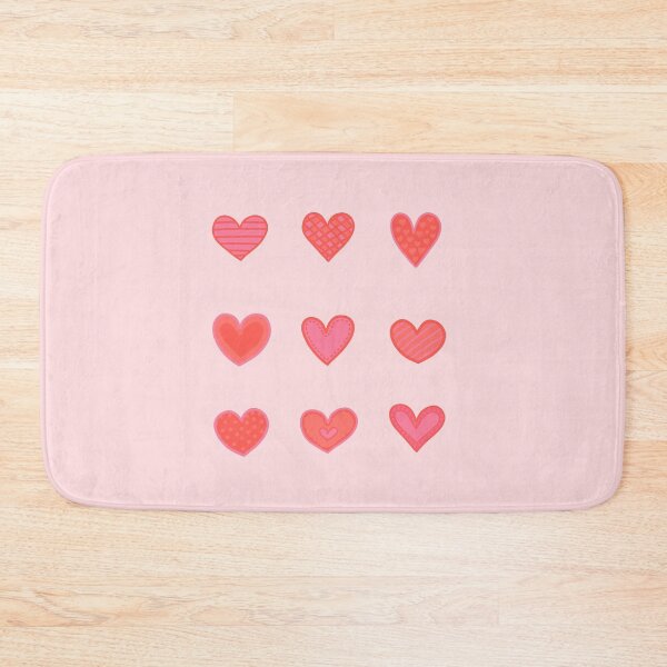 Item preview, Red and pink heart doodles set designed and sold by wonderxwander.
