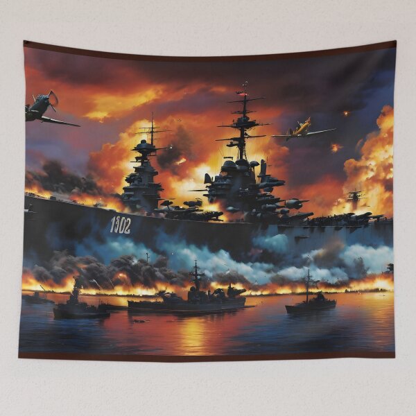 Item preview, The Bombing of Pearl Harbor designed and sold by Dan Farsaci.