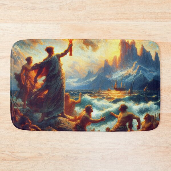 Item preview, Prometheus Stealing Fire designed and sold by ClassicRetroism.