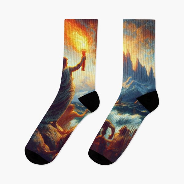 Item preview, Prometheus Stealing Fire designed and sold by ClassicRetroism.