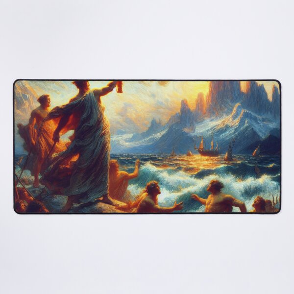 Item preview, Prometheus Stealing Fire designed and sold by ClassicRetroism.