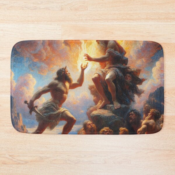 Item preview, Prometheus Stealing Fire designed and sold by ClassicRetroism.