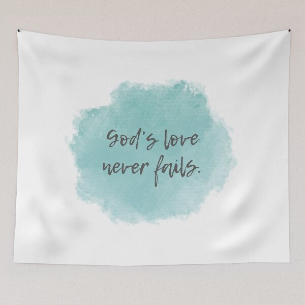 Item preview, God's Love Never Fails designed and sold by MossHollow.
