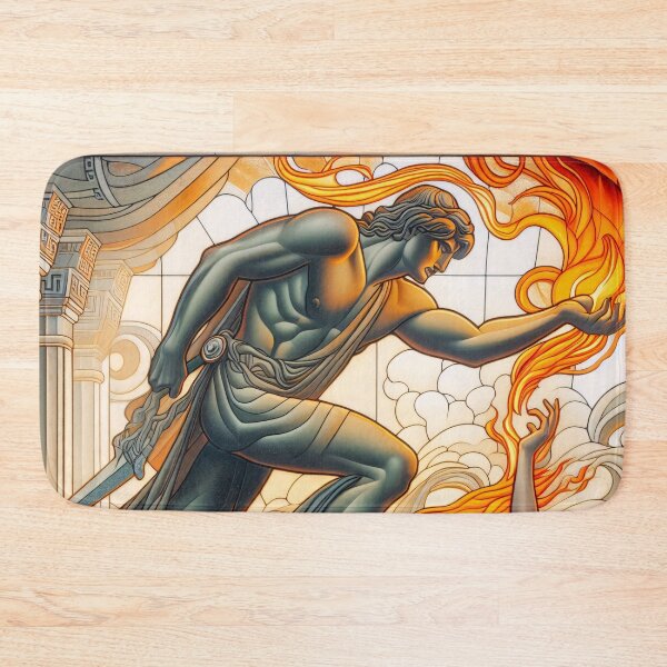 Item preview, Prometheus Stealing Fire designed and sold by ClassicRetroism.