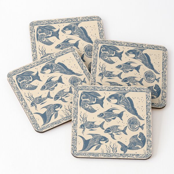 Item preview, Sea Life creatures  designed and sold by Aeterna Prints.