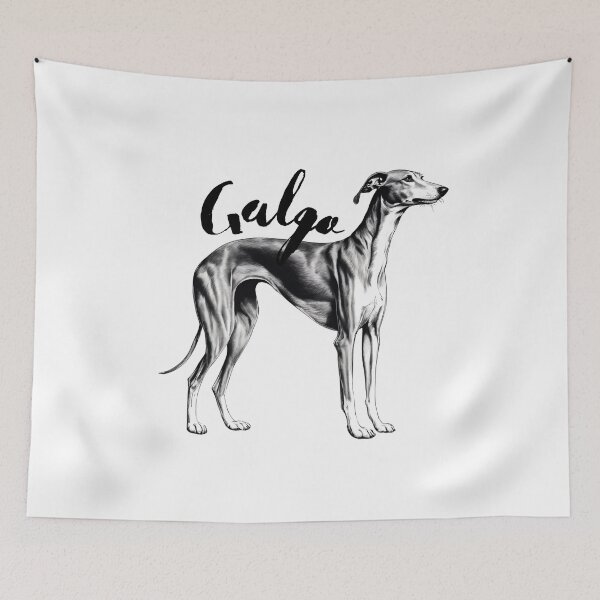 Item preview, Galgo dog  designed and sold by Cinnamonbon.