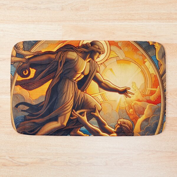 Item preview, Prometheus Stealing Fire designed and sold by ClassicRetroism.