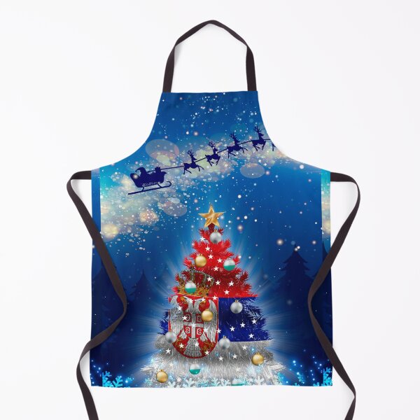 Item preview, Flag of Serbia - Serbian - Christmas Tree Flag designed and sold by WdiCreative.