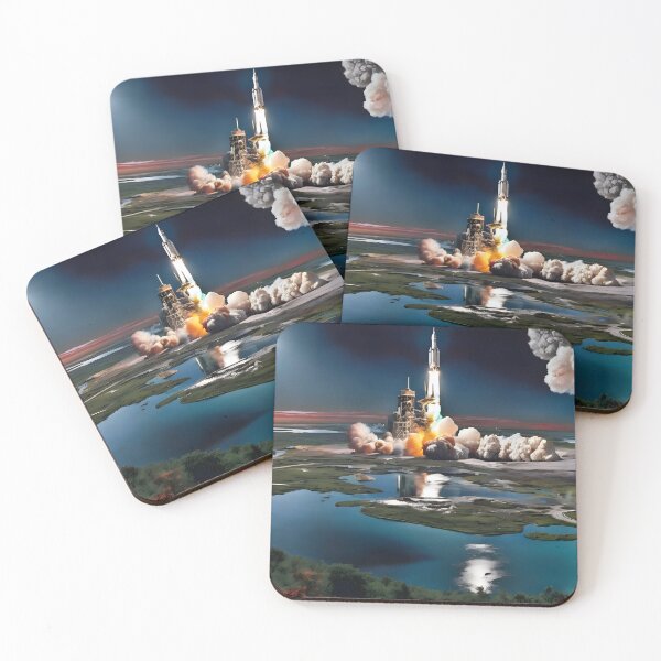 Item preview, The Launch of Apollo 17 designed and sold by Dan Farsaci.
