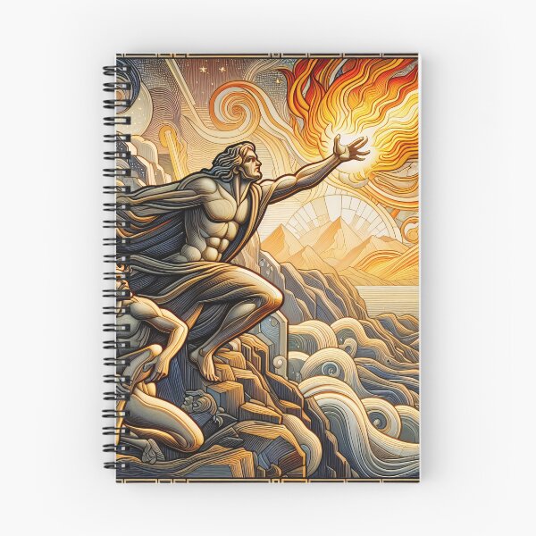 Item preview, Prometheus Stealing Fire designed and sold by ClassicRetroism.