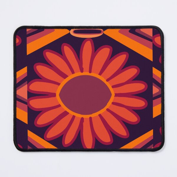 Item preview, Purple orange flowers designed and sold by Nodala.