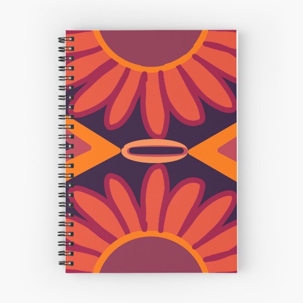 Item preview, Purple orange flowers  designed and sold by Nodala.