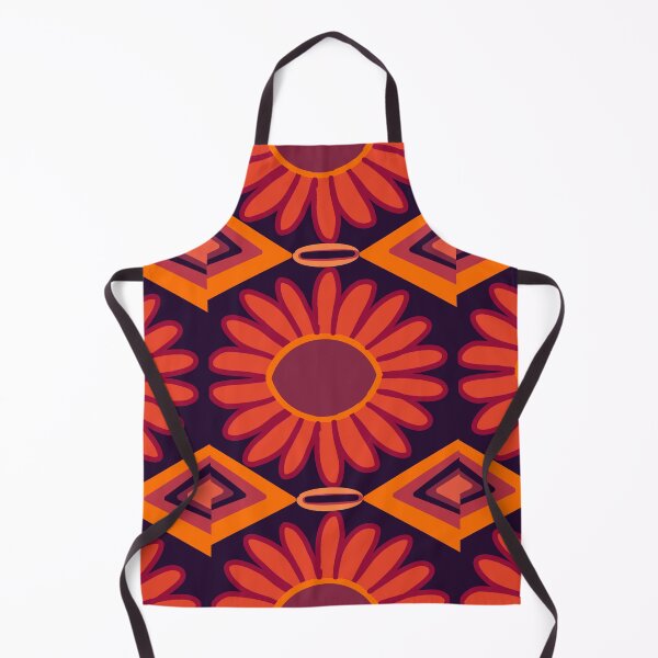 Item preview, Purple orange flowers  designed and sold by Nodala.