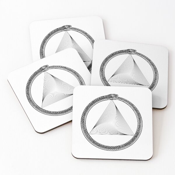 Item preview, Ouroboros Snake Serpent Triangles designed and sold by Quote Gallery.