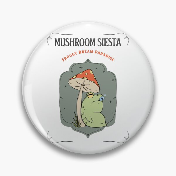 Item preview, Mushroom Siesta: Froggy Dream Paradise designed and sold by APACreative.