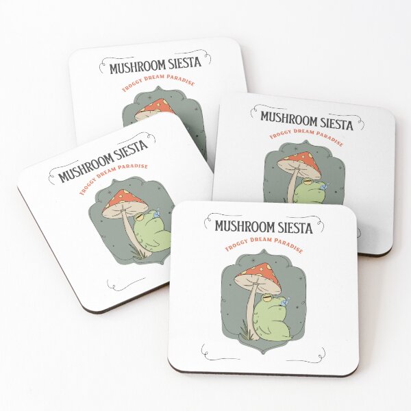Item preview, Mushroom Siesta: Froggy Dream Paradise designed and sold by APACreative.