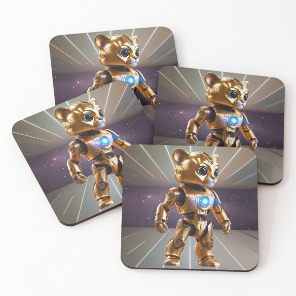 Item preview, Tiger Robot in Galaxy  designed and sold by BotunPeony.