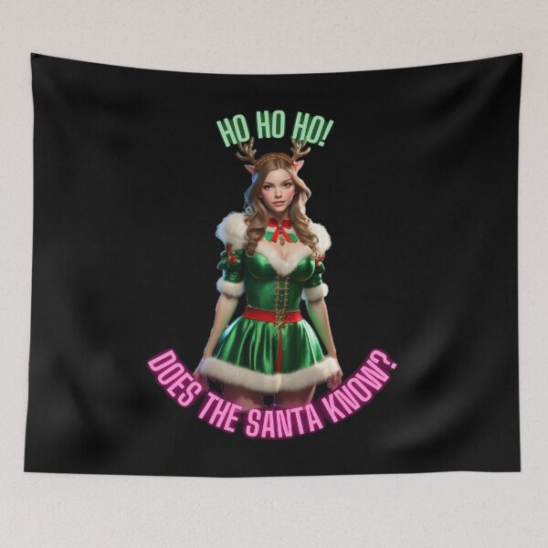 Item preview, Ho Ho Ho! Does The Santa Know? designed and sold by BAZART-CREATION.